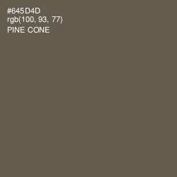 #645D4D - Pine Cone Color Image